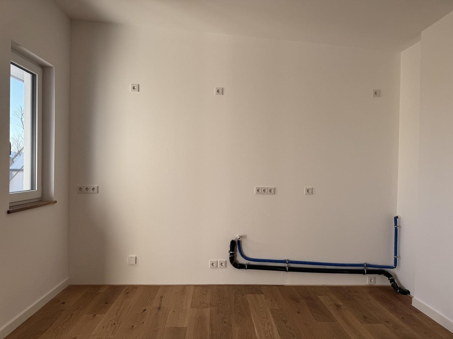 Platz für die Einbauküche