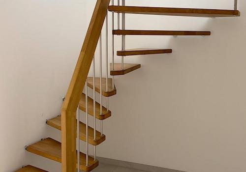 eigene Echtholz-Treppe