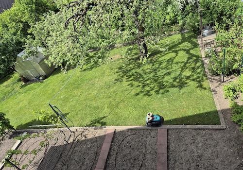 Blick vom Balkon