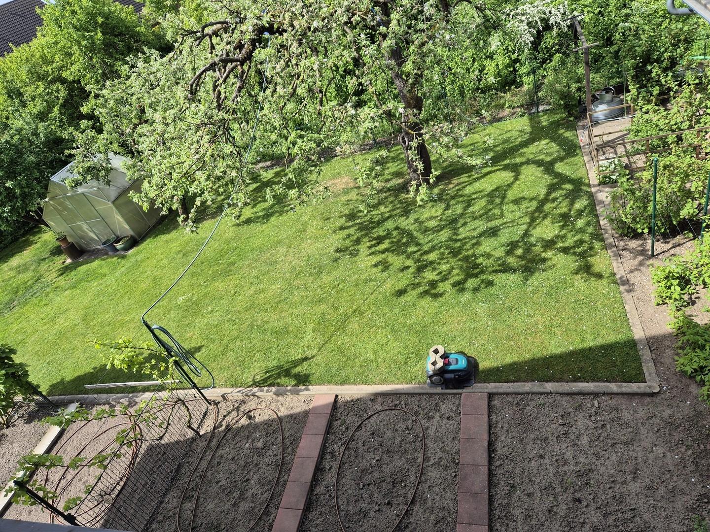 Blick vom Balkon
