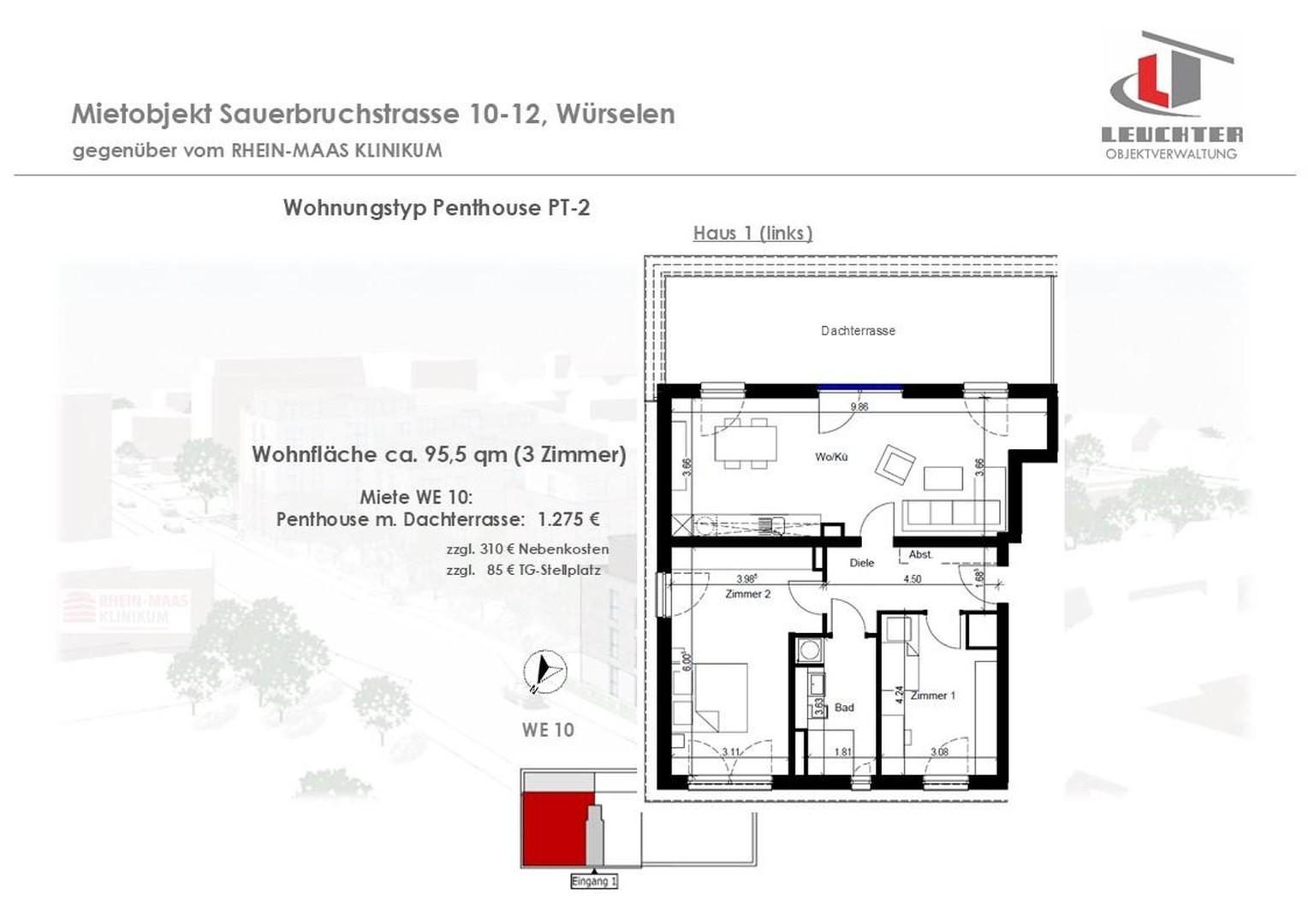 GRUNDRISS Penthouse WE10