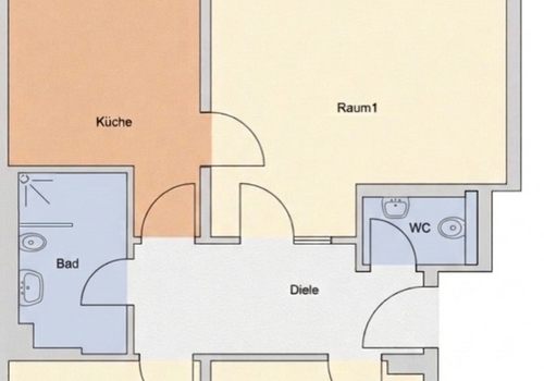 Grundriss nicht maßstabsgetreu