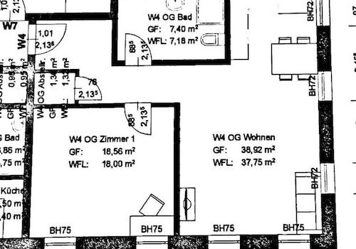 Grundriss Whg 4