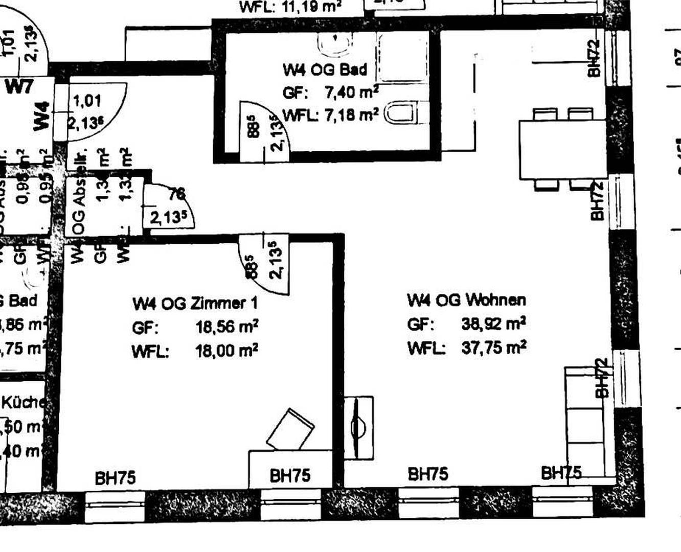 Grundriss Whg 4