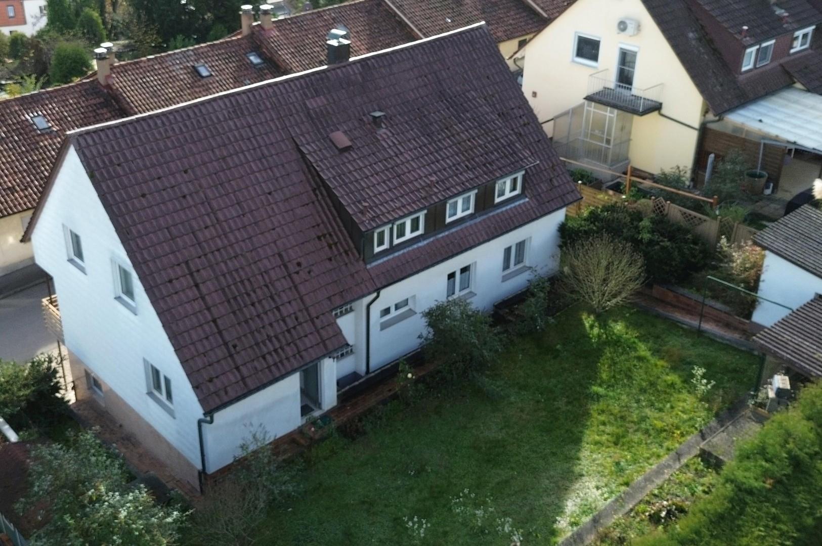 Gartenansicht Vogelperspektive
