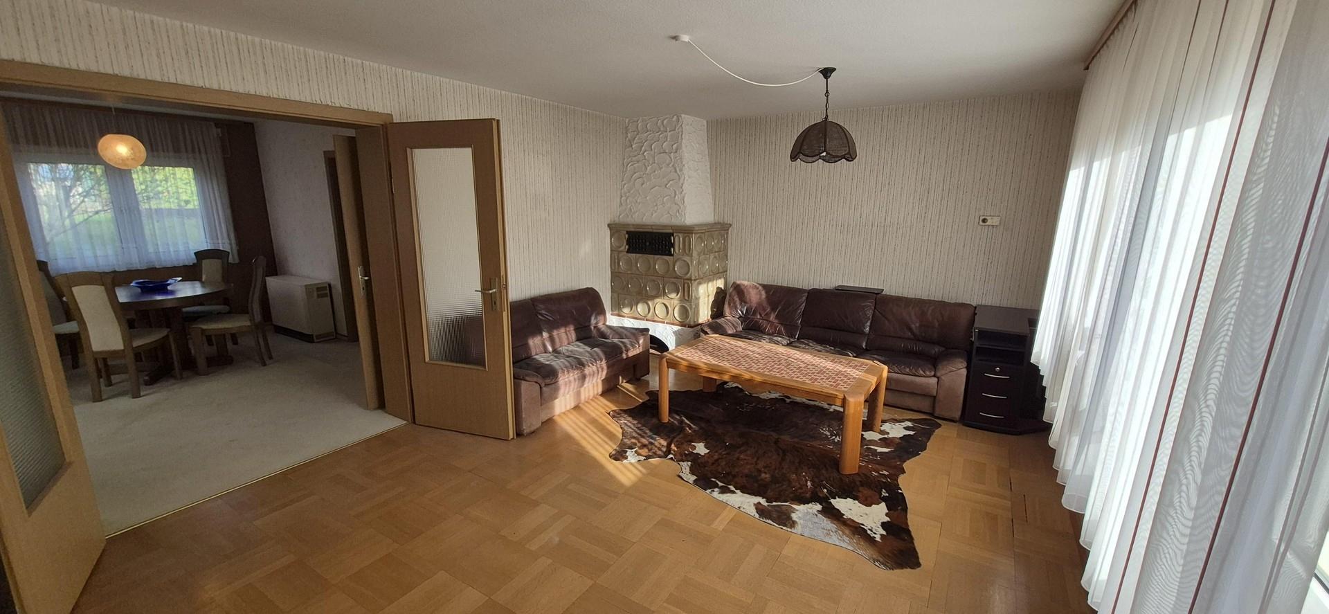 Wohnzimmer EG mit Kamin