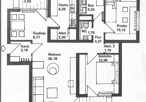 Grundriss Wohnung