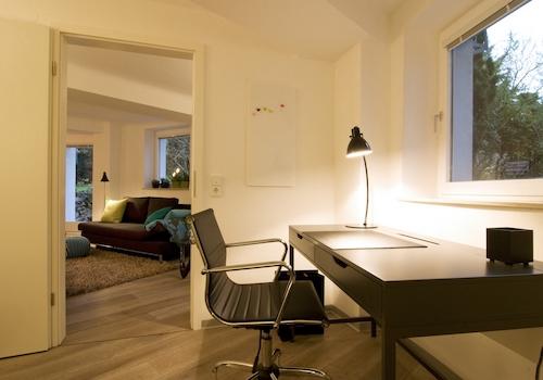 Arbeitsplatz im Schlafzimmer