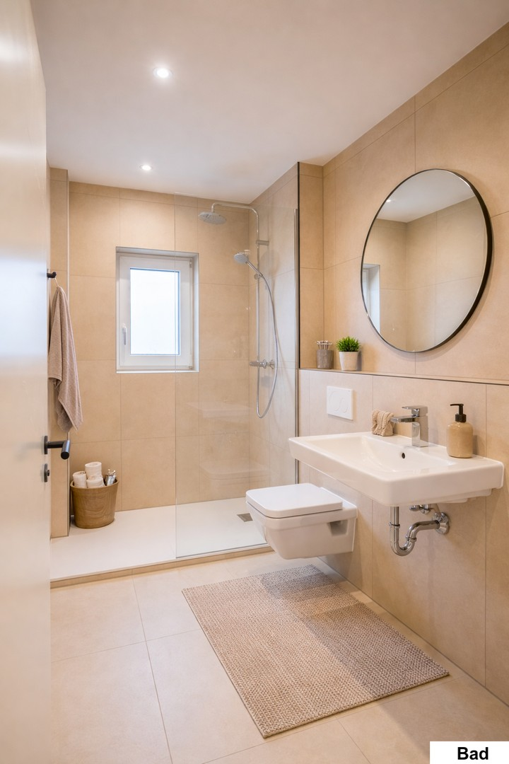 Badezimmer visualisiert