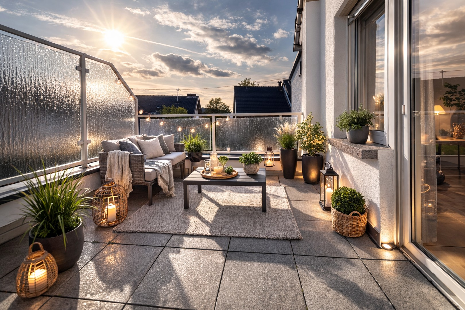Dachterrasse visualisiert