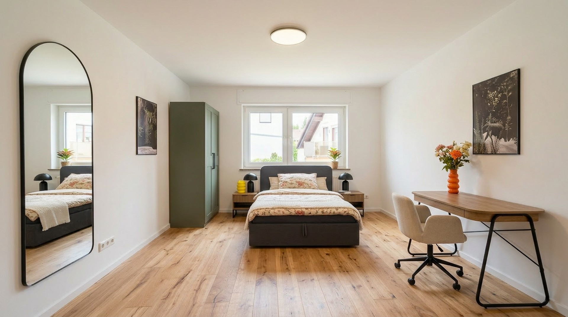 Schlafzimmer visualisiert