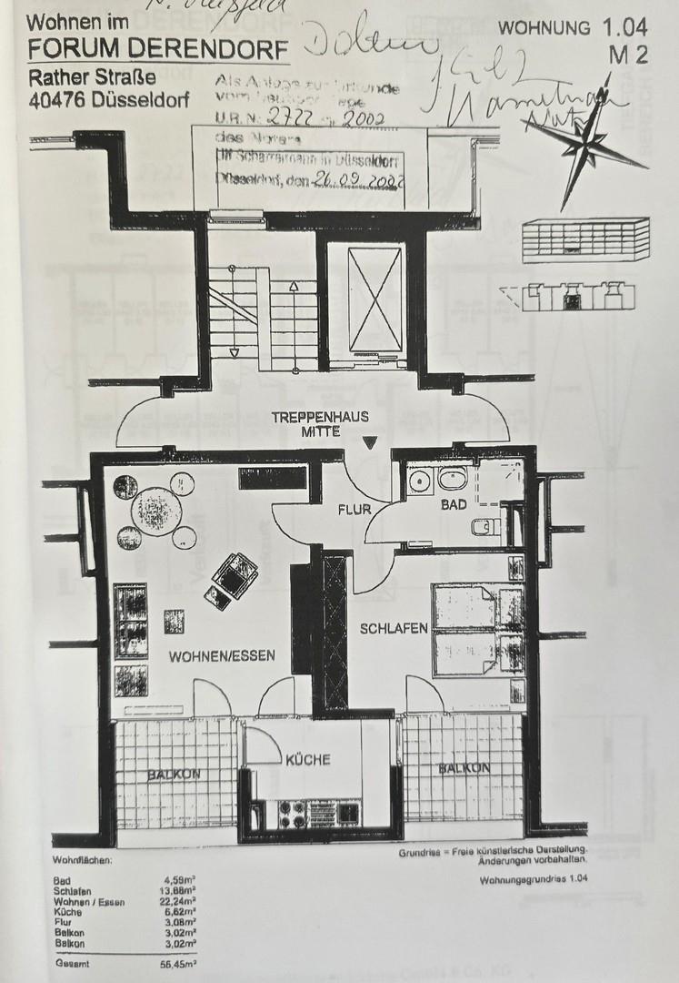 Grundriss Wohnung