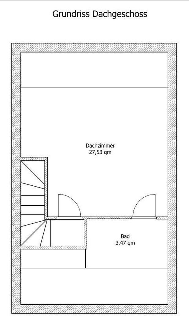Grundriss Dachgeschoss