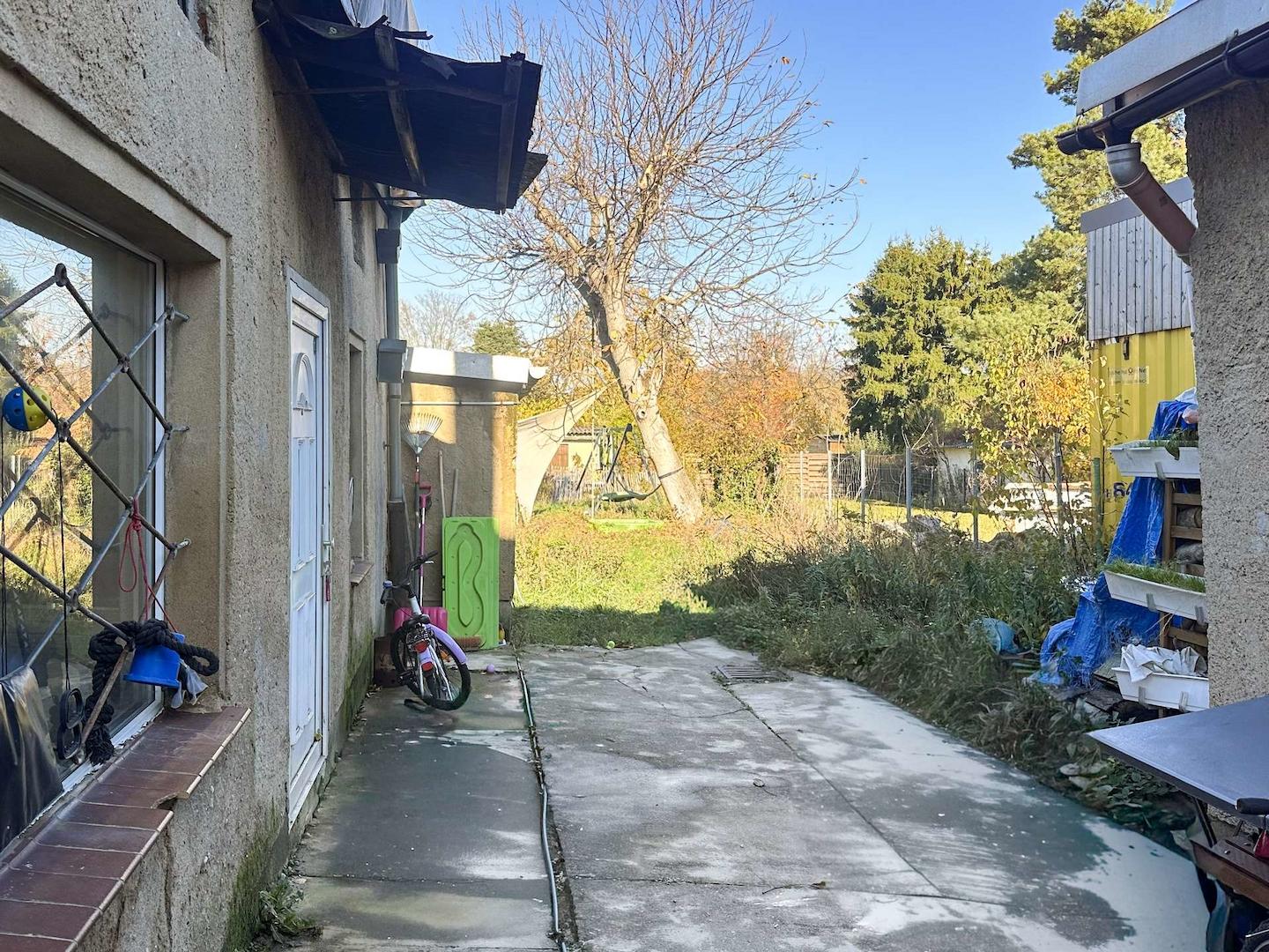 Freundlicher Gartenzugang