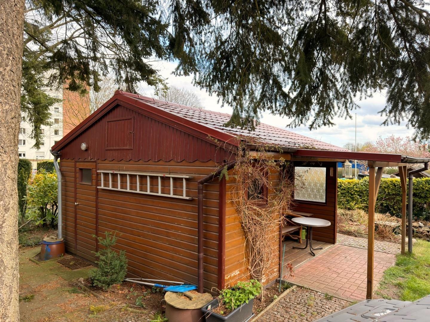 Schrebergartenlaube