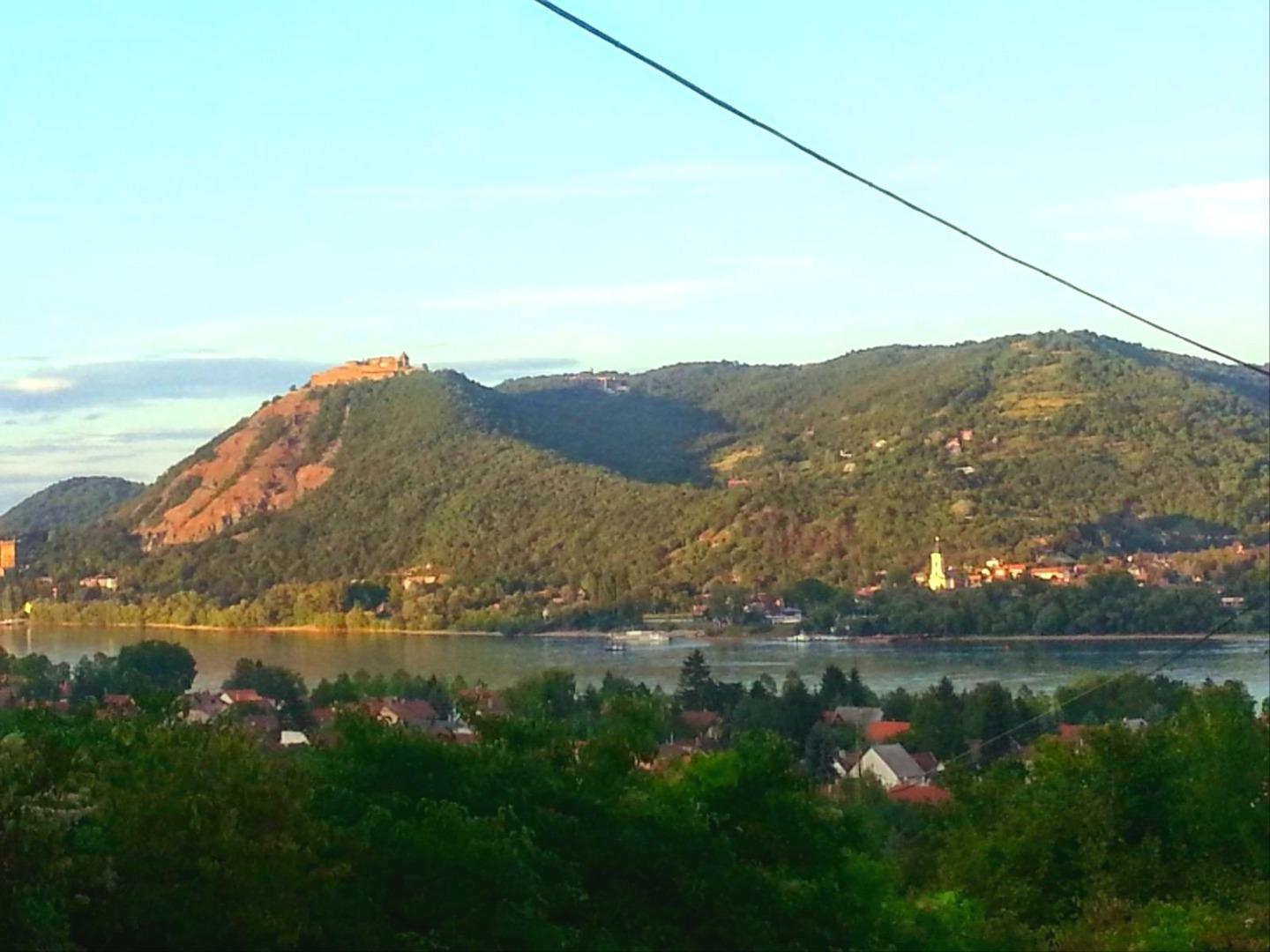 Blick vom Grundstück auf die Donau