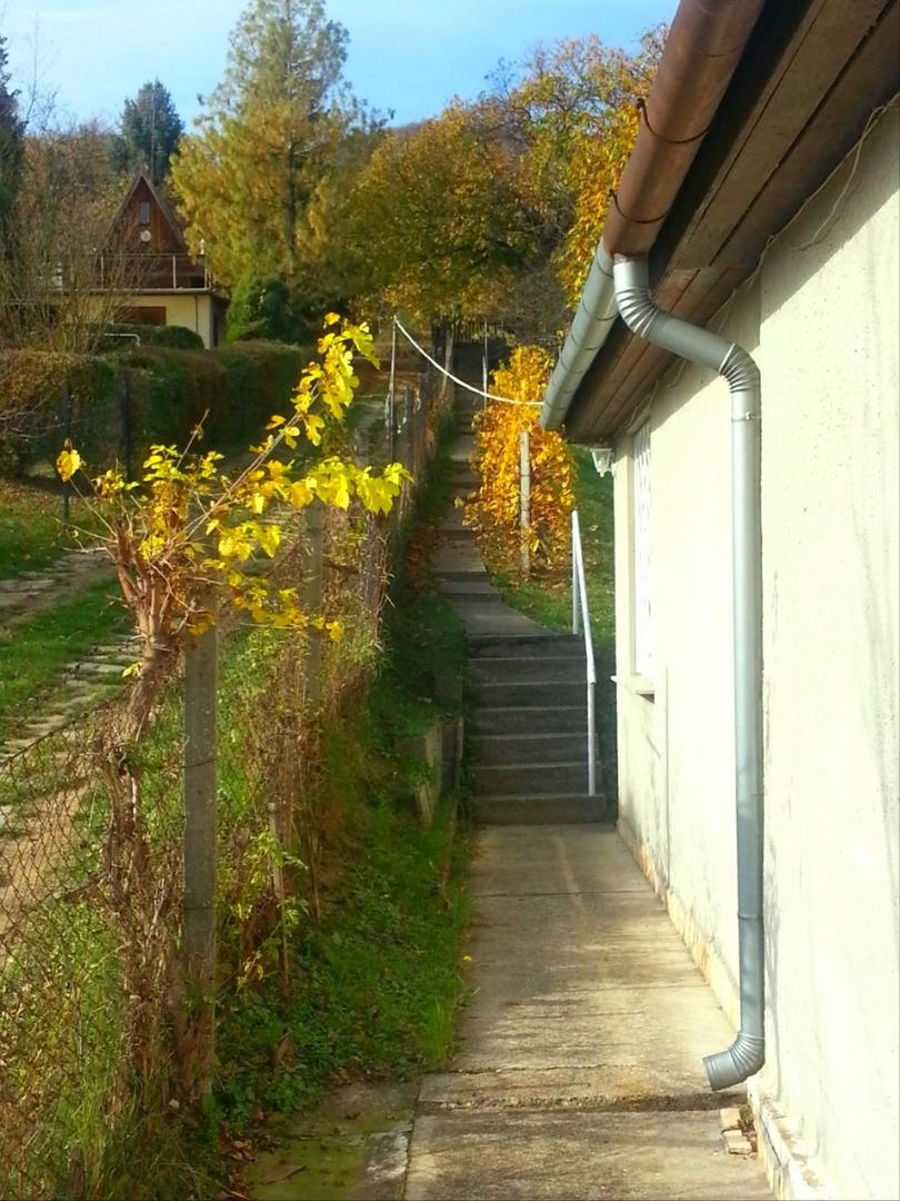 Seitlicher Zugang zum Hauseingang