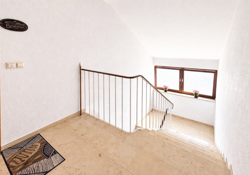 Das gepflegte Treppenhaus