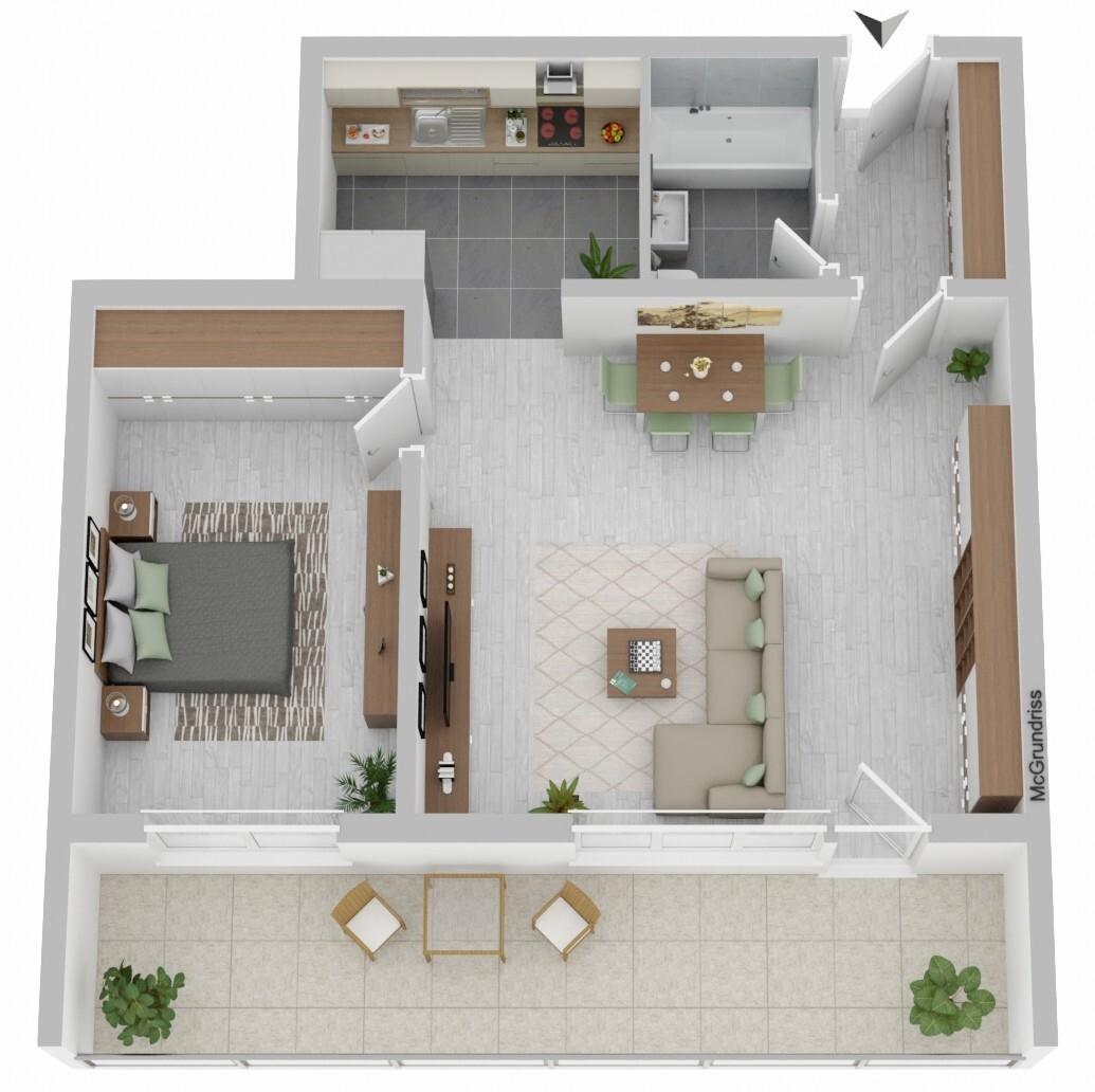 3-D Grundriss