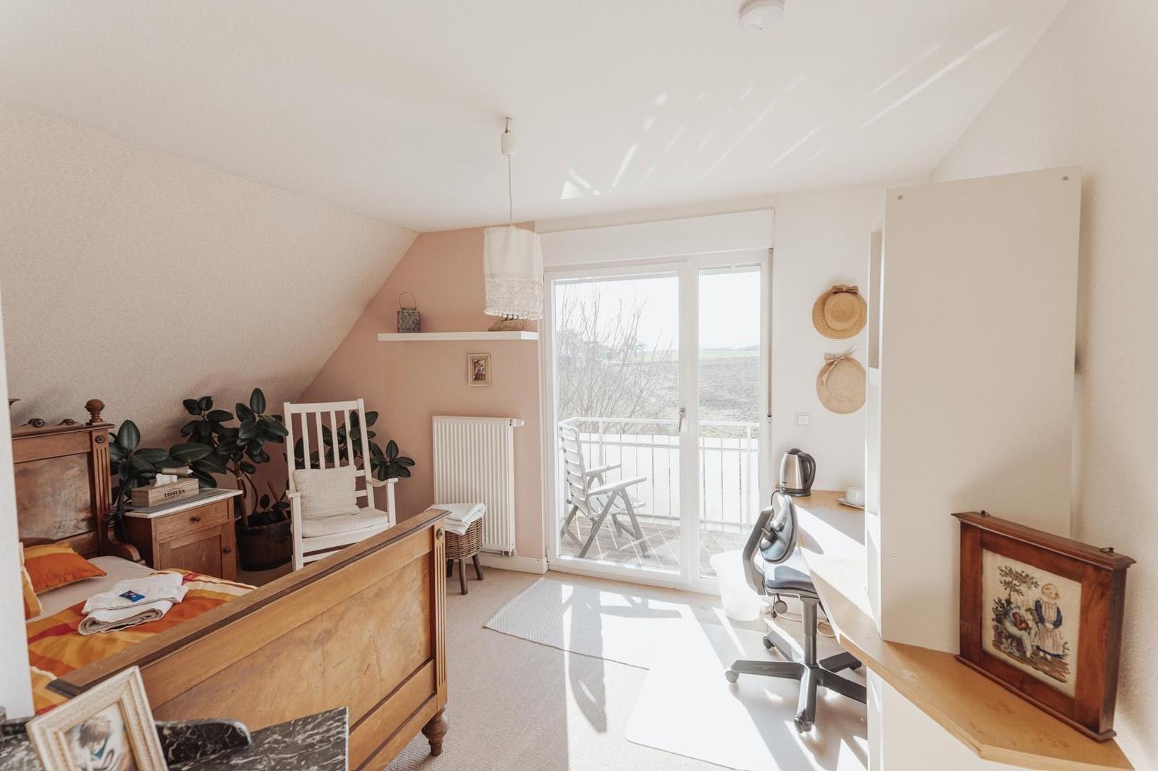 Zimmer mit Balkon Westen
