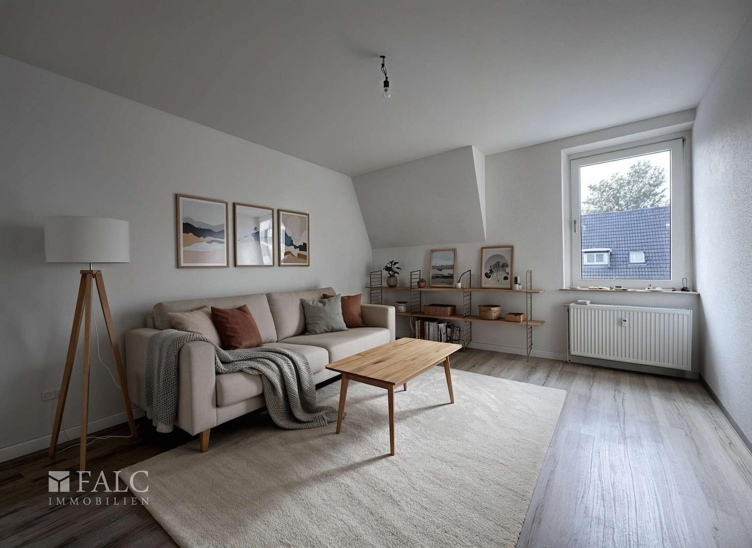 Wohnzimmer - (digitales Homestaging)