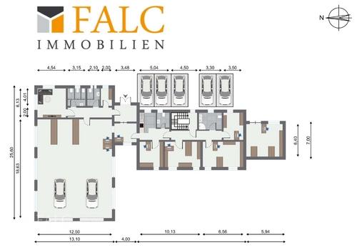 Grundriss EG & Halle