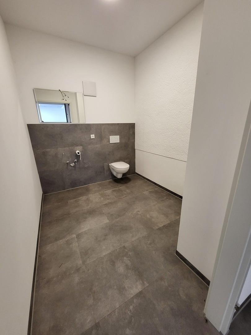 vorgesehene Toilette vom Vormi