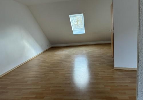 37 qm Wohnraum im Dachgeschoss