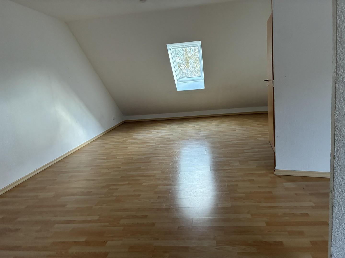 37 qm Wohnraum im Dachgeschoss