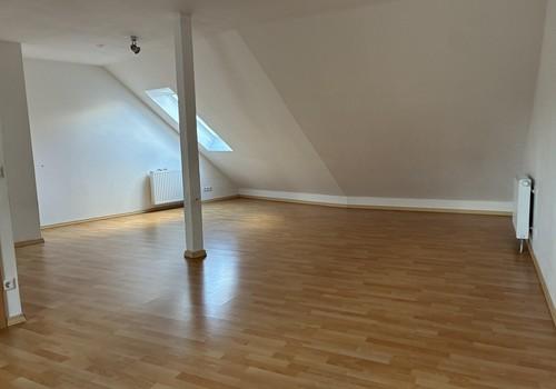 37 qm Wohnraum im Dachgeschoss