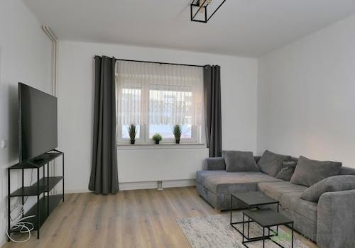 Blick ins Wohnzimmer