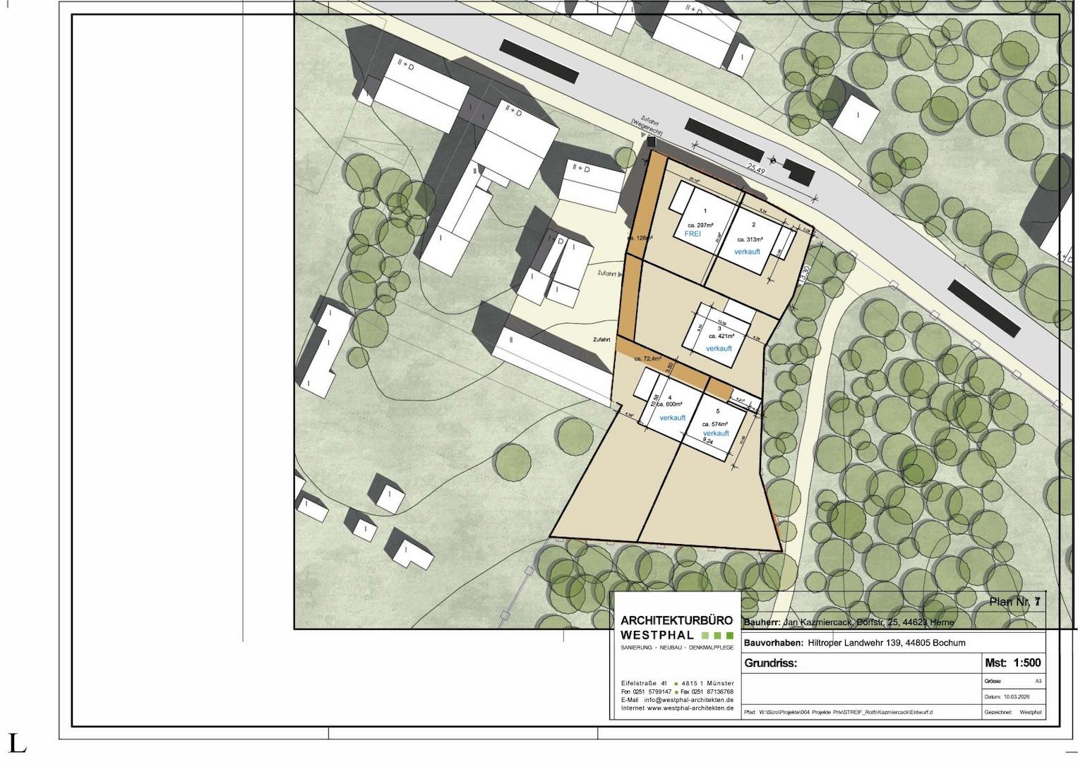 Lageplan Hiltroper Landwehr  Bild