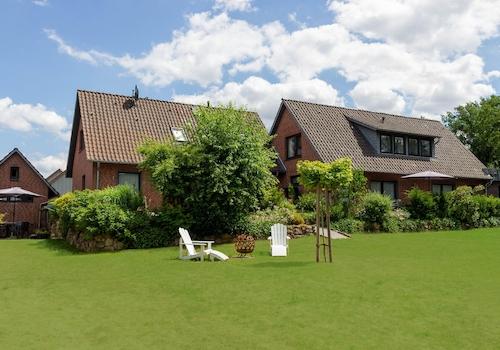 Gartenansicht Häuser