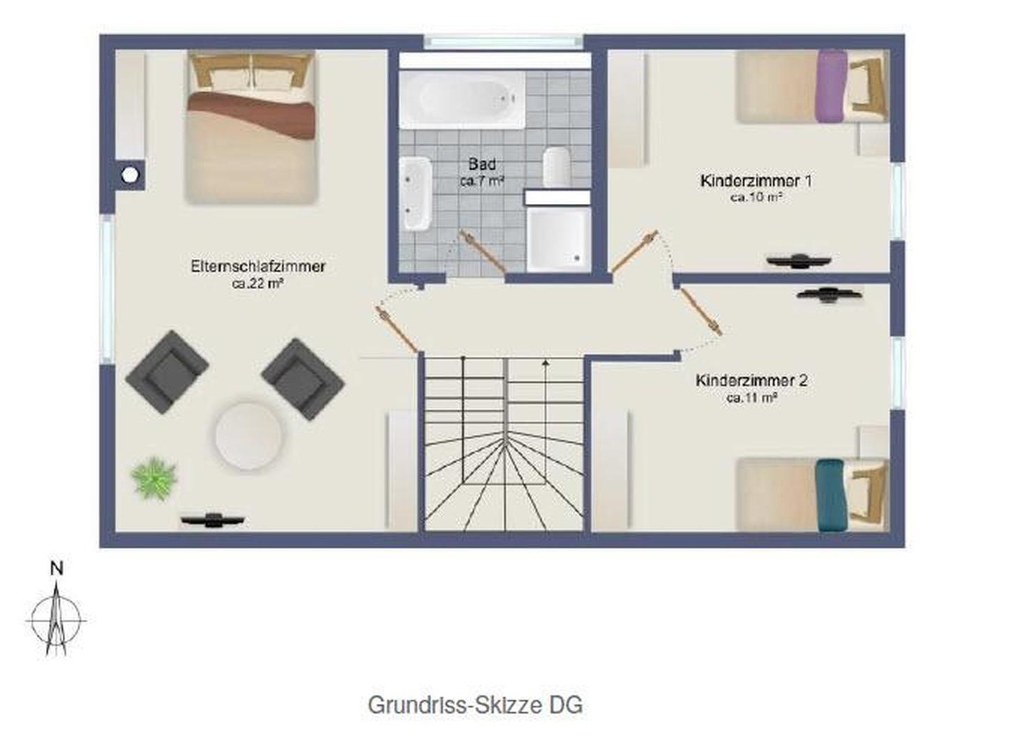 Grundriss Obergeschoss