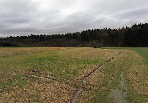 Blick über den Acker 