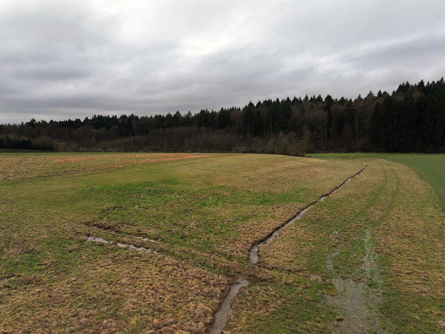 Blick über den Acker 