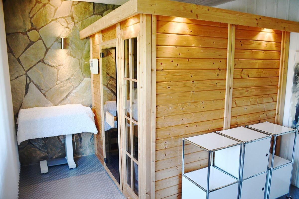 gesundheitsfördernde Sauna