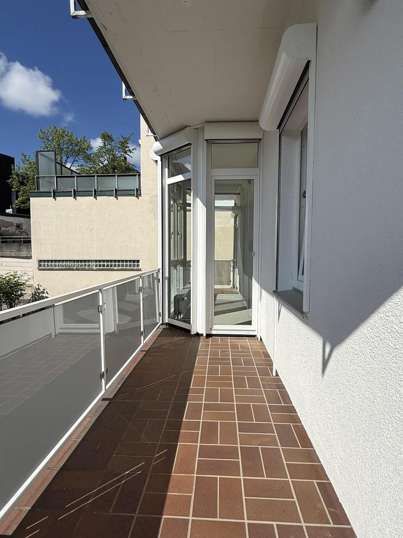 Größerer Balkon Süd-Ost