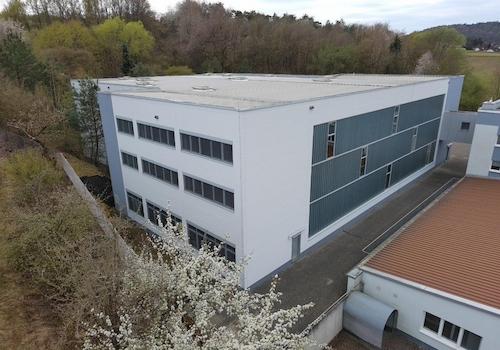 Echtglasfassade nach Norden