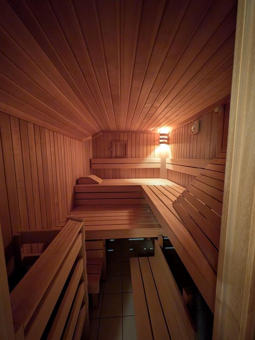 Sauna von innen