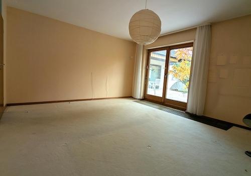 Schlafzimmer mit Gartenzugang 