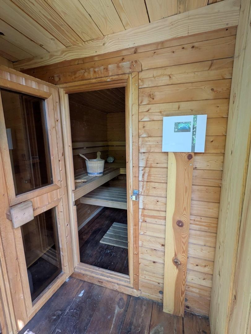 Sauna in Saunawagen