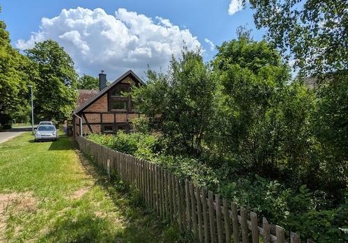 Blick auf Wohnhaus