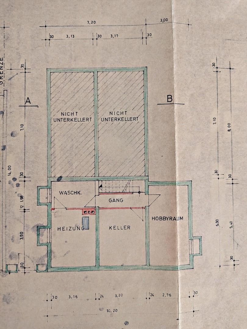 Grundriss Keller
