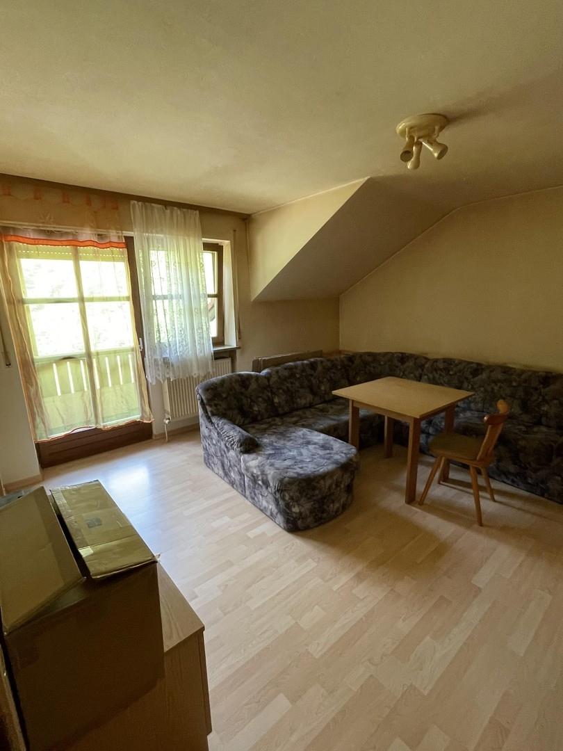 Wohn-/Esszimmer mit Balkontüre