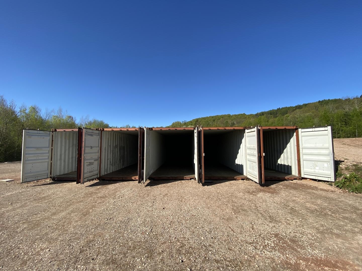 Container Zufahrt