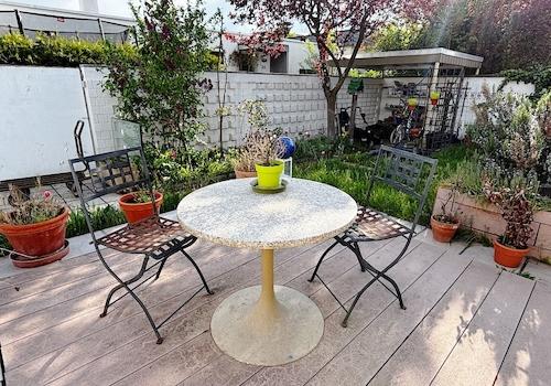 sonniger Sitzplatz