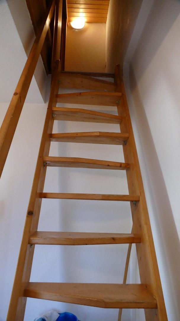 Treppe ins Obergeschoss