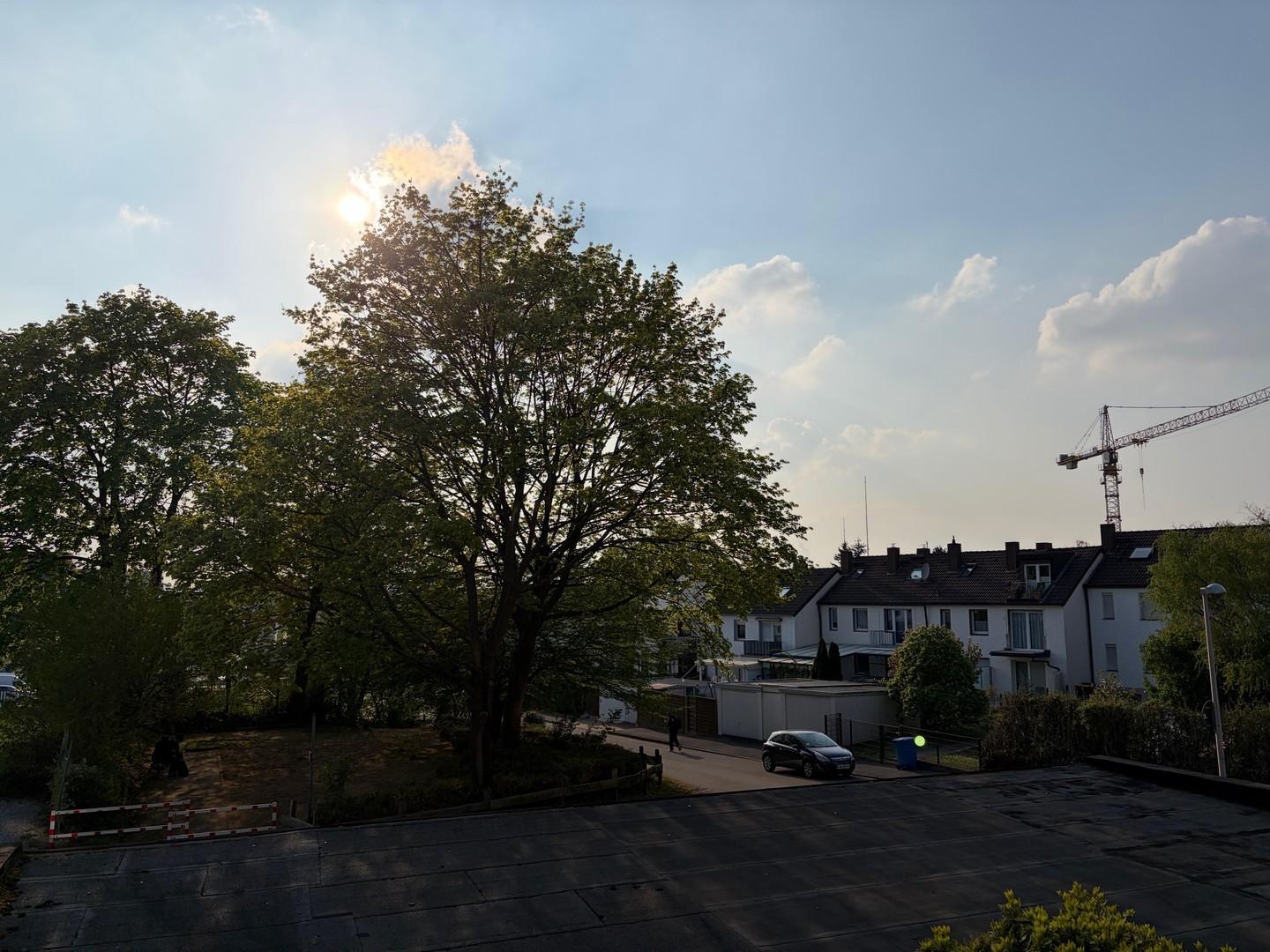 Blick vom Balkon