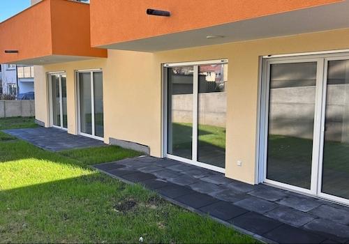Terrassen der Erdgeschosswohnungen